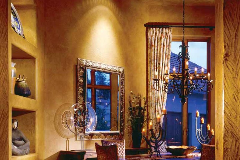Home Plan - Interior - Dining Room for Mediterranean House Plan #930-97 - 4 bed, 5.5 bath