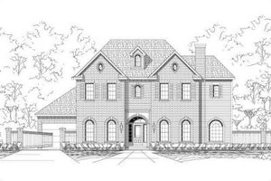 Traditional Exterior - Front Elevation Plan #411-250