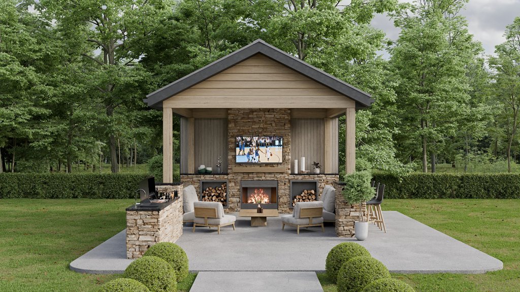 Exterior - Front Elevation 2 for Craftsman House Plan #1089-58, 0 bath