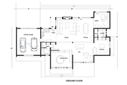 Modern Style House Plan - 4 Beds 6 Baths 5164 Sq/Ft Plan #542-1 