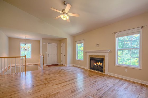 Interior - Family Room for Cottage House Plan #437-117 - 3 bed, 3 bath