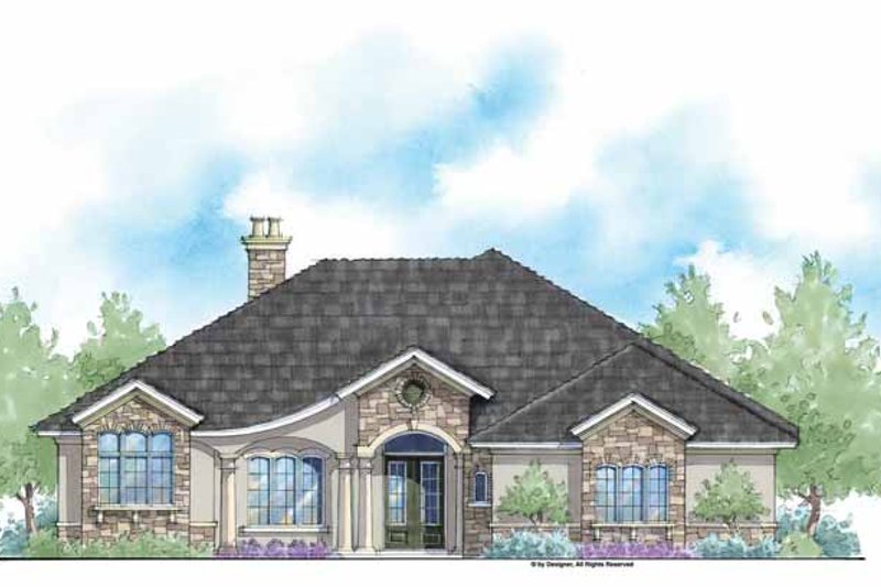 House Design - Country Exterior - Front Elevation Plan #938-47