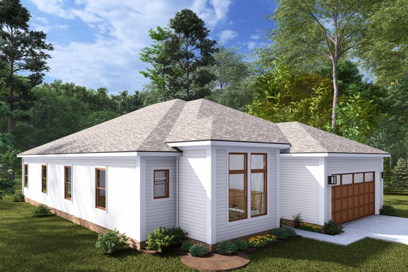 Architectural House Design - Exterior - Other Elevation 2 for Modern House Plan #513-2282 - 4 bed, 3 bath