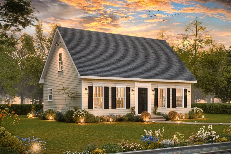 House Plan Design - Exterior - Front Elevation 4 for Traditional House Plan #54-630 - 3 bed, 2 bath