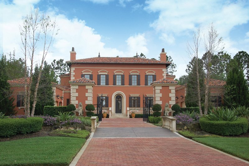 House Design - Exterior - Front Elevation 1 for Mediterranean House Plan #1058-11 - 5 bed, 5 bath