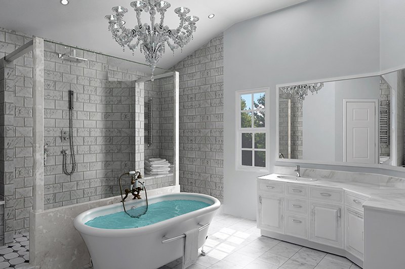 Architectural House Design - Interior - Master Bathroom for Craftsman House Plan #119-426 - 3 bed, 3.5 bath
