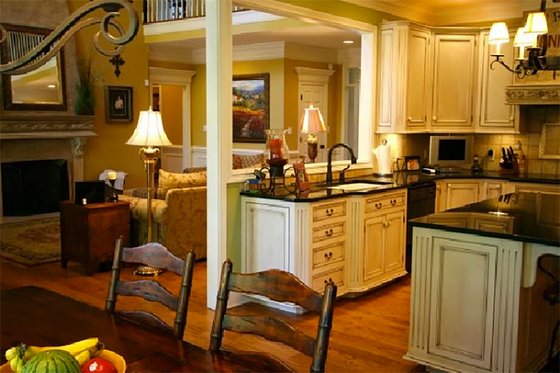 Interior - Kitchen for European House Plan #137-227 - 5 bed, 4.5 bath
