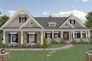 Craftsman Style House Plan - 4 Beds 4 Baths 2885 Sq/Ft Plan #56-726 