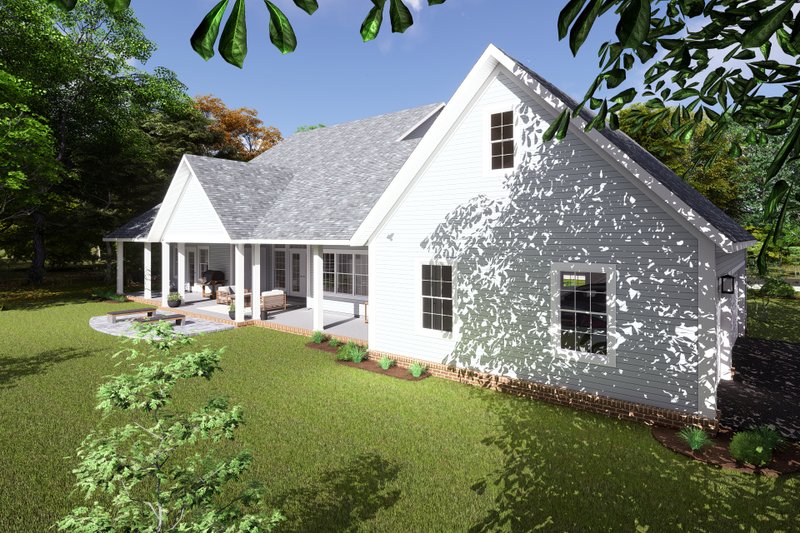 House Plan Design - Exterior - Other Elevation 2 for Country House Plan #20-2041 - 4 bed, 3 bath