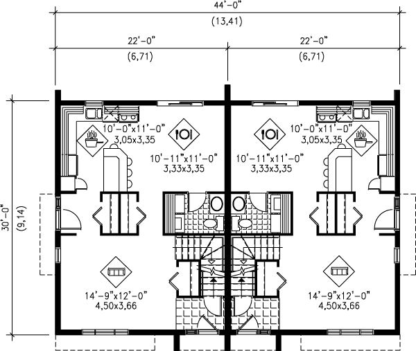 Modern Floor Plan - Main Floor Plan #25-3032