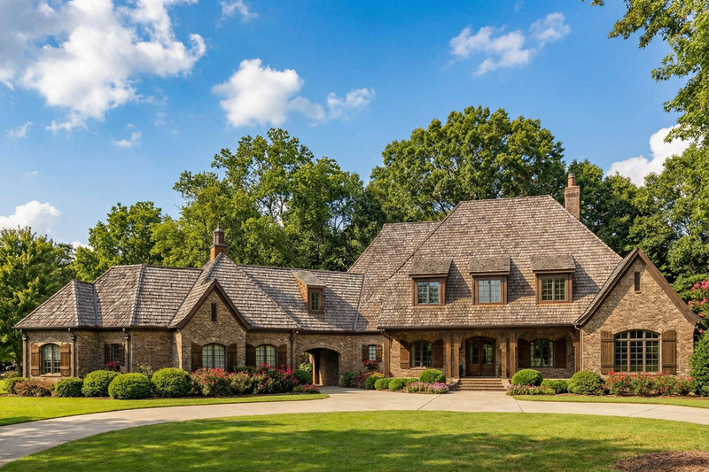 Home Plan - Exterior - Front Elevation 3 for European House Plan #17-2505 - 6 bed, 5 bath
