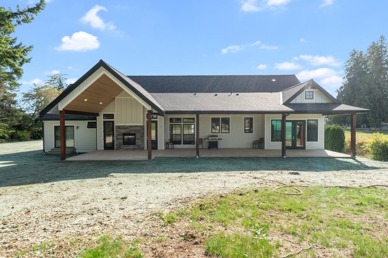 Dream House Plan - Exterior - Rear Elevation for Farmhouse House Plan #1070-129 - 4 bed, 3.5 bath
