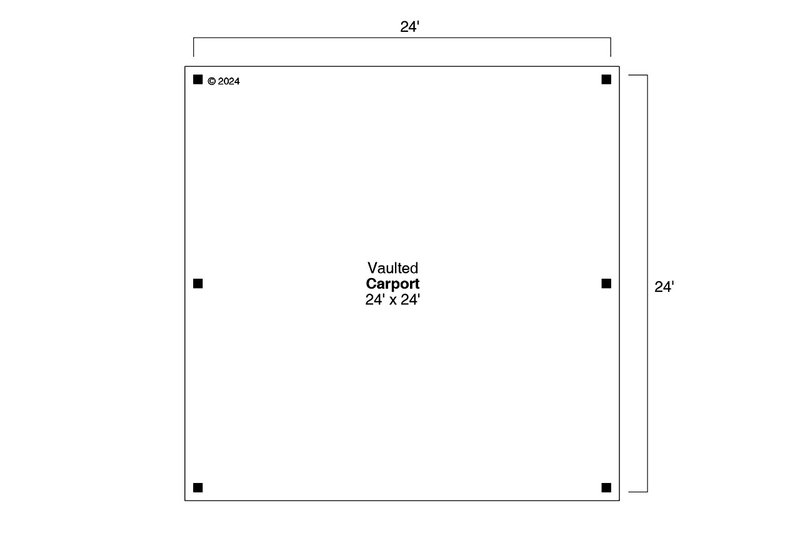 Dream House Plan - Floor Plan - Main Floor for Traditional House Plan #124-1395, 0 bath