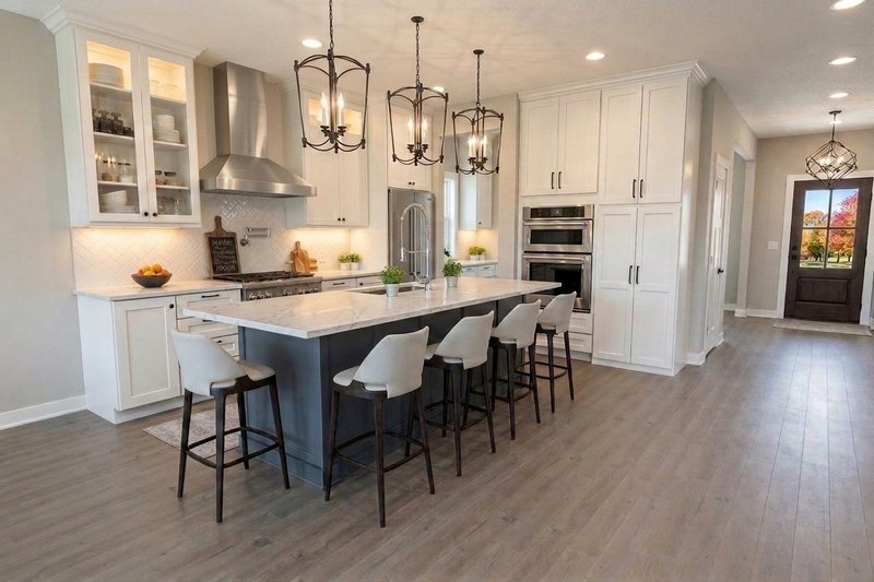 House Blueprint - Interior - Kitchen for Craftsman House Plan #51-1540 - 3 bed, 2.5 bath