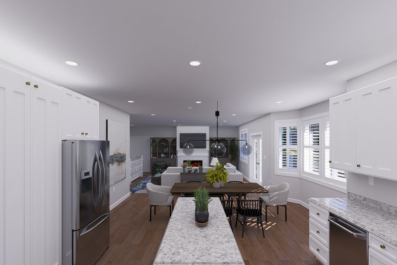 Home Plan - Interior - Kitchen 2 for Country House Plan #1060-349 - 3 bed, 2.5 bath