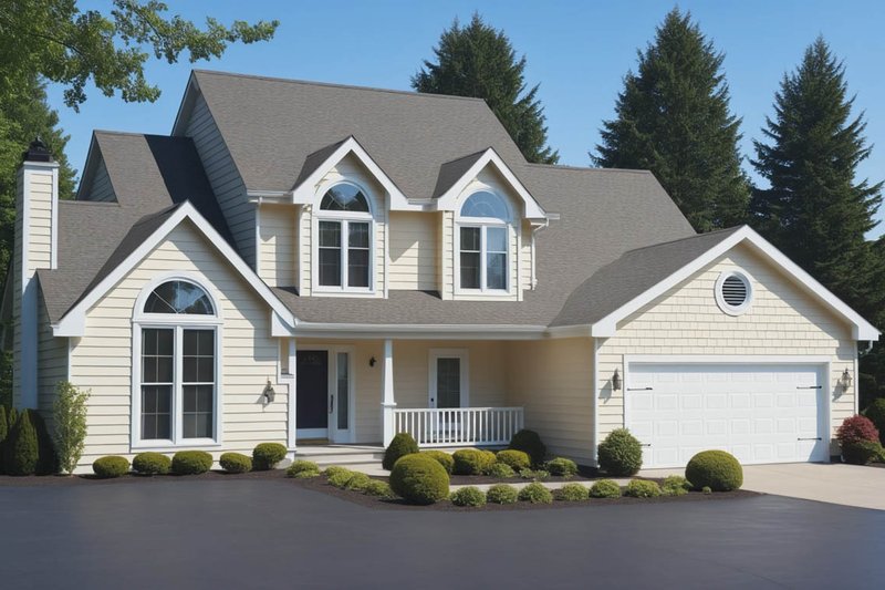 Dream House Plan - Country Exterior - Front Elevation Plan #3-235