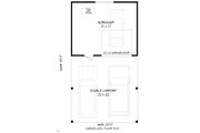 Country Style House Plan - 0 Beds 0 Baths 880 Sq/Ft Plan #932-115 