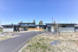 Exterior - Front Elevation 3 for Modern House Plan #892-12 - 3 bed, 3.5 bath