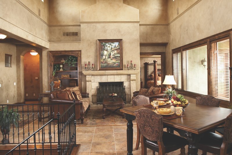Home Plan - Photo 10 for European House Plan #70-1052 - 2 bed, 2 bath