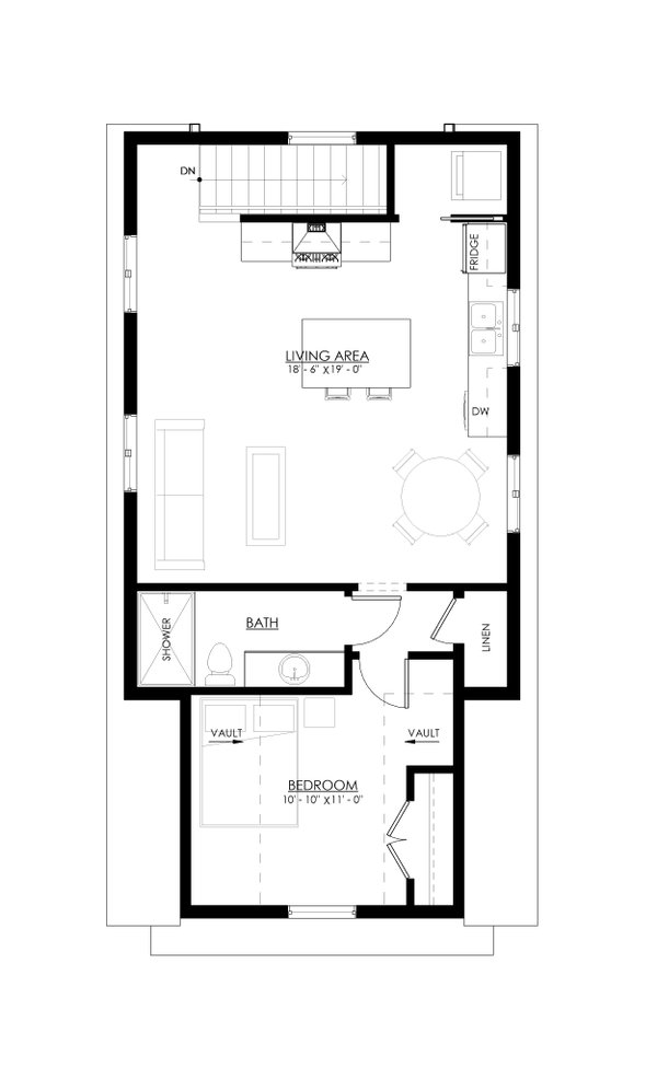 Farmhouse Floor Plan - Upper Floor Plan #1114-30