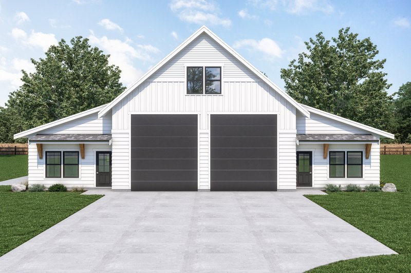 Barndominium Style House Plan - 1 Beds 1 Baths 784 Sq/Ft Plan #1070-121