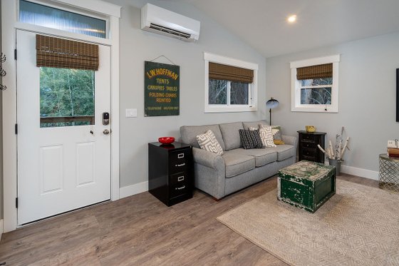 Interior - Entry for Farmhouse House Plan #1099-2 - 1 bed, 1 bath