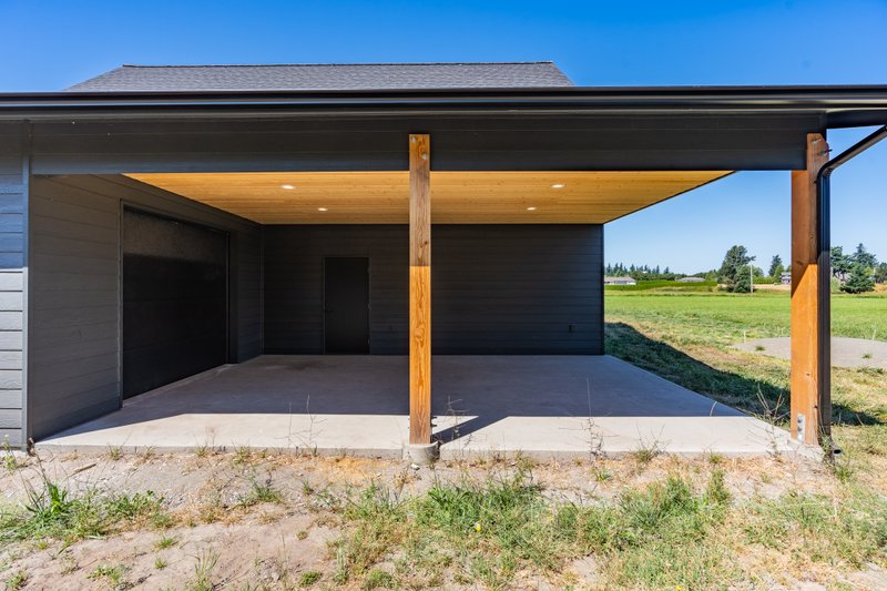 Architectural House Design - Exterior - Outdoor Living for Barndominium House Plan #1070-121 - 1 bed, 1 bath
