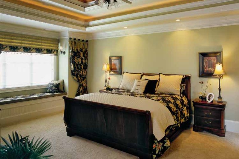 House Blueprint - Interior - Master Bedroom for Colonial House Plan #927-923 - 5 bed, 4.5 bath