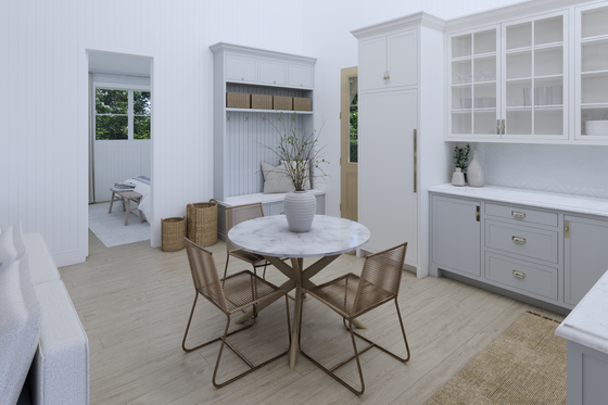 Interior - Family Room 5 for Farmhouse House Plan #1114-105 - 2 bed, 1 bath