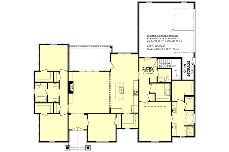 Home Plan - Floor Plan - Other Floor for Traditional House Plan #430-286 - 4 bed, 2.5 bath