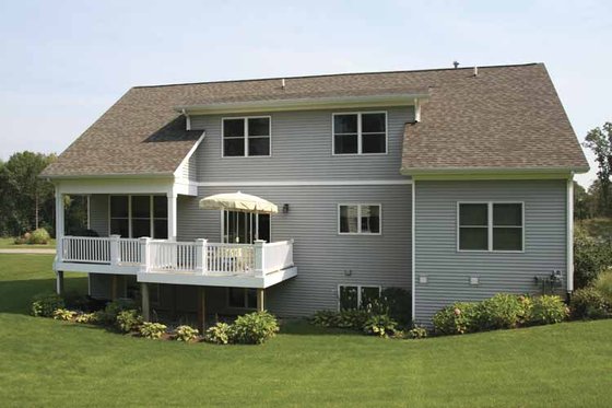 Exterior - Rear Elevation for Craftsman House Plan #928-123 - 4 bed, 2.5 bath