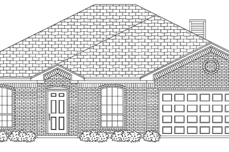 Architectural House Design - Traditional Exterior - Front Elevation Plan #84-758
