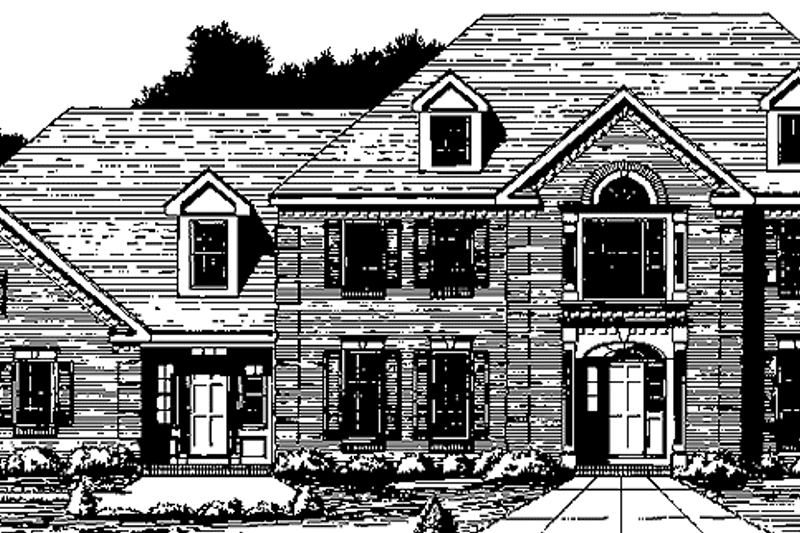 Dream House Plan - Classical Exterior - Front Elevation Plan #1001-129