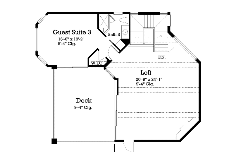 Dream House Plan - Floor Plan - Upper Floor for Mediterranean House Plan #930-187 - 4 bed, 4.5 bath