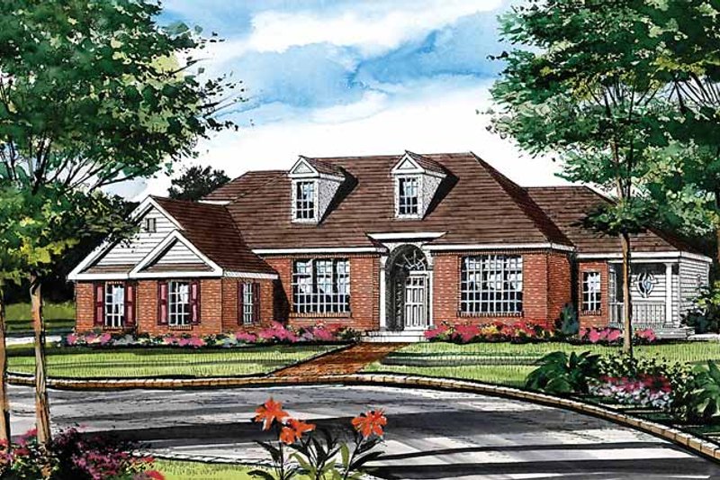 Home Plan - Exterior - Front Elevation 3 for Ranch House Plan #314-202 - 3 bed, 3 bath