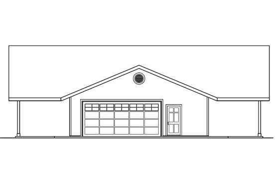 Exterior - Other Elevation 2 for Contemporary House Plan #124-624 - 3 bed, 2.5 bath