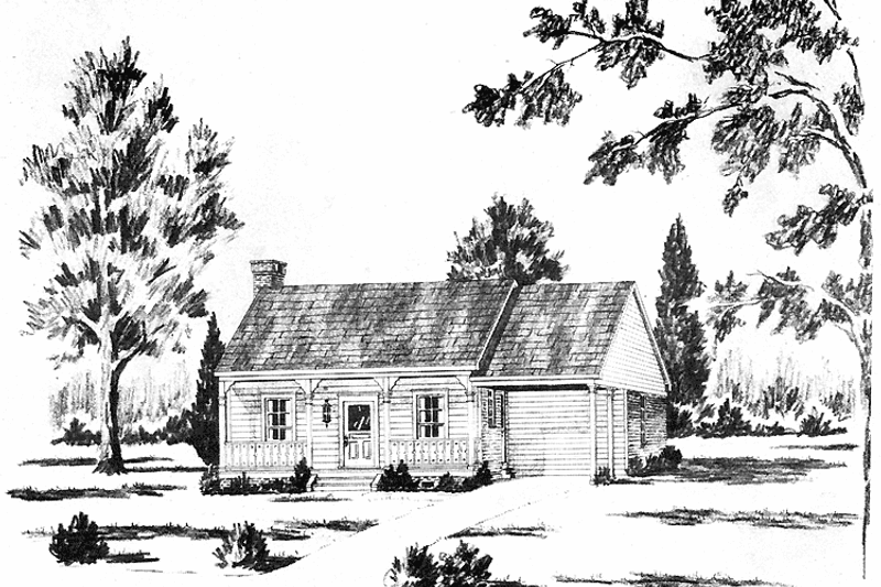 House Design - Ranch Exterior - Front Elevation Plan #36-532