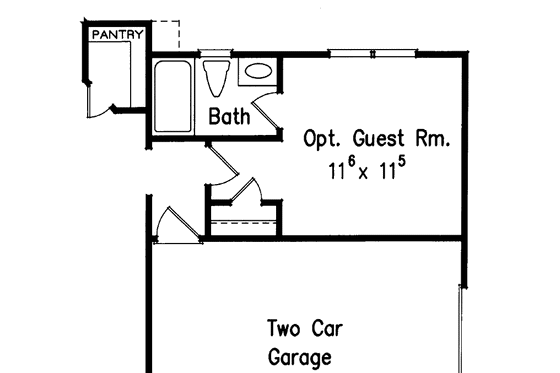 Floor Plan - Other Floor for Classical House Plan #927-595 - 4 bed, 2.5 bath
