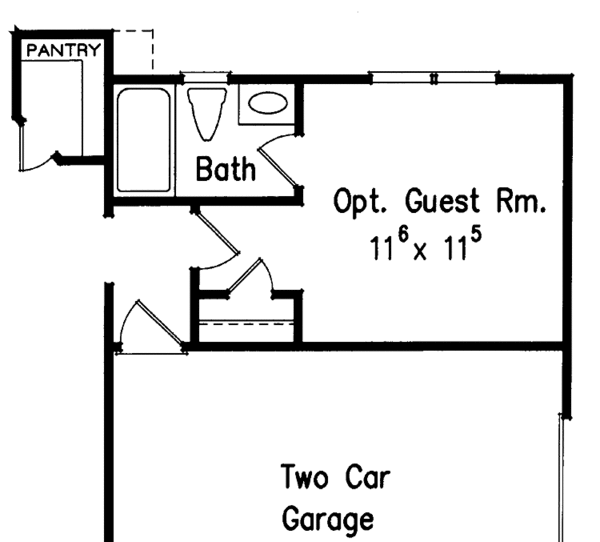 Architectural House Design - Classical Floor Plan - Other Floor Plan #927-595