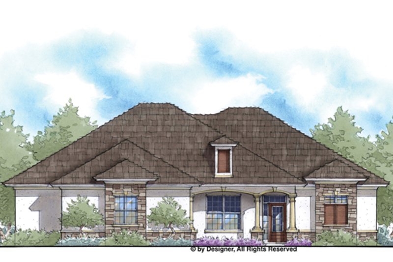 Dream House Plan - Country Exterior - Front Elevation Plan #938-75