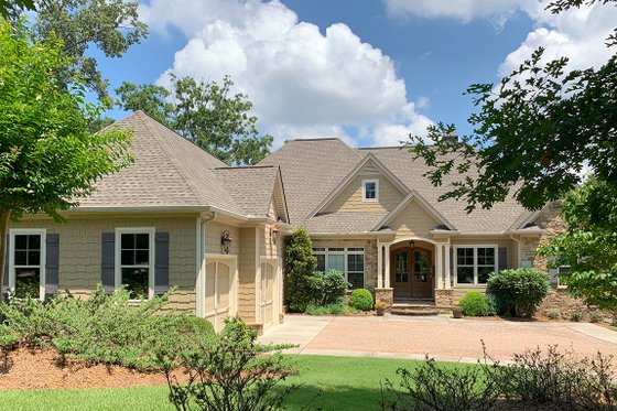 Exterior - Front Elevation 3 for Craftsman House Plan #437-100 - 5 bed, 4.5 bath