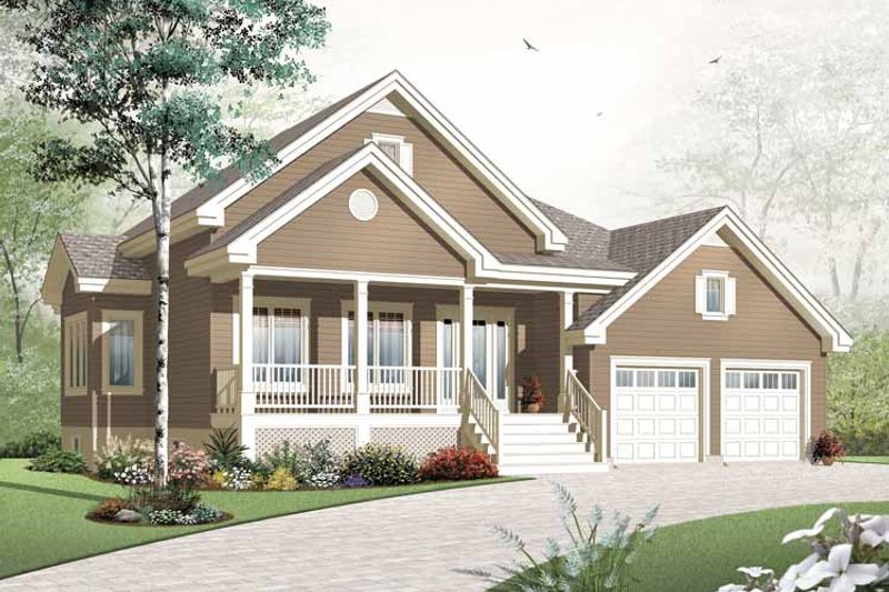 Dream House Plan - Country Exterior - Front Elevation Plan #23-2384