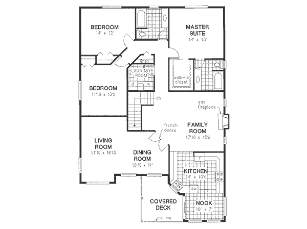 Architectural House Design - European Floor Plan - Main Floor Plan #18-9317