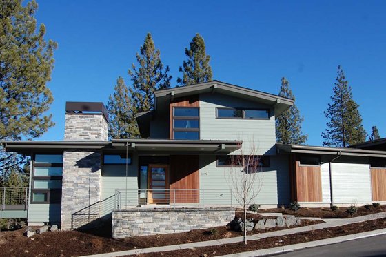 Exterior - Other Elevation 1 for Modern House Plan #895-24 - 4 bed, 2.5 bath