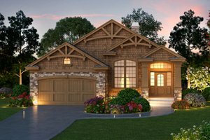 Home Plan - Craftsman Exterior - Front Elevation Plan #417-826