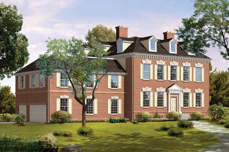 Home Plan - Classical Exterior - Front Elevation Plan #72-821