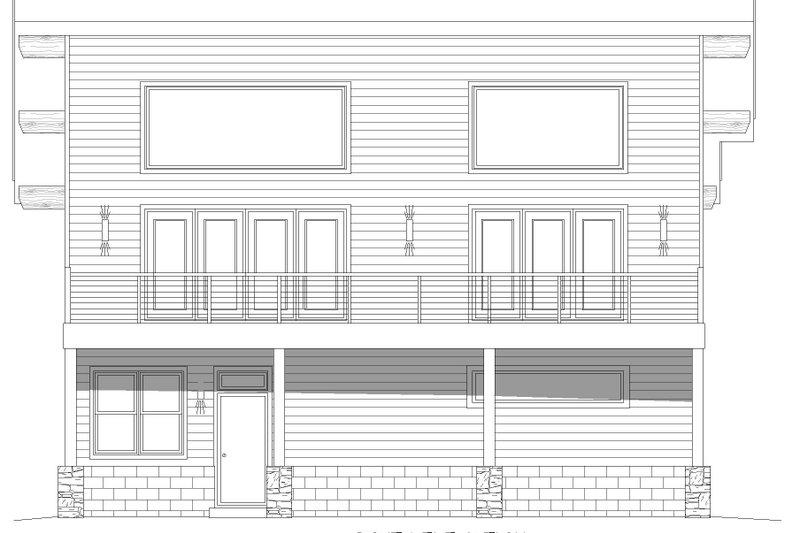 Home Plan - Exterior - Other Elevation 1 for Southern House Plan #932-886 - 3 bed, 3 bath
