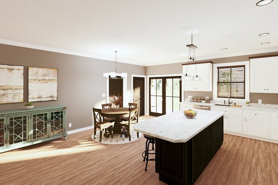 Interior - Kitchen 2 for Farmhouse House Plan #44-283 - 3 bed, 2 bath