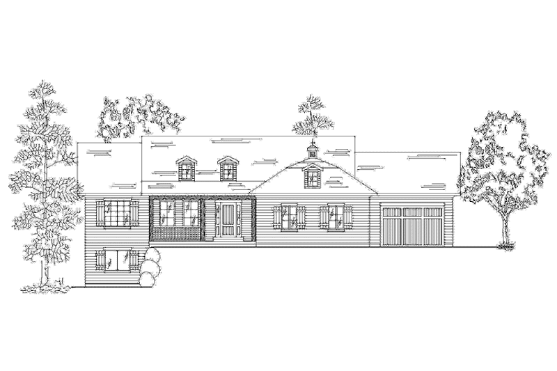 Home Plan - Exterior - Front Elevation 3 for Traditional House Plan #945-90 - 3 bed, 2.5 bath