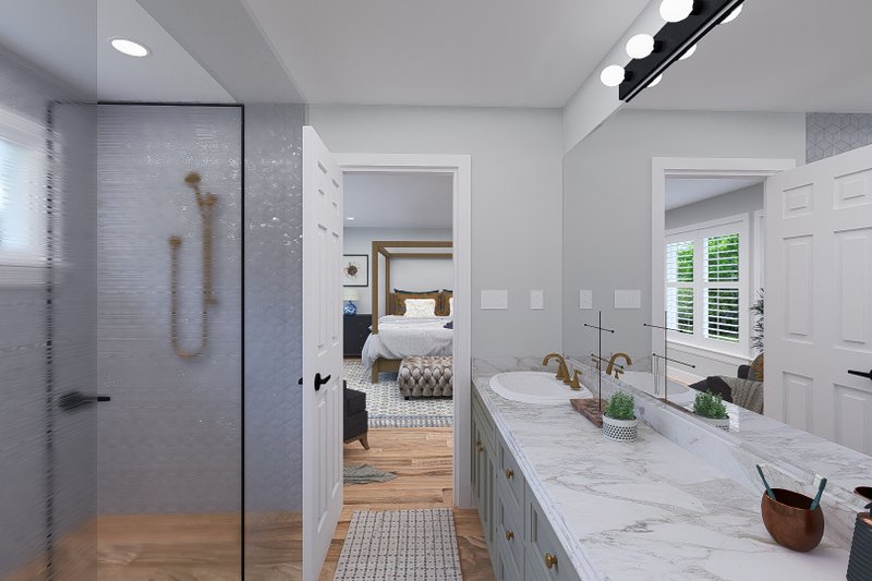 Architectural House Design - Interior - Master Bathroom 2 for Farmhouse House Plan #1060-245 - 3 bed, 2.5 bath